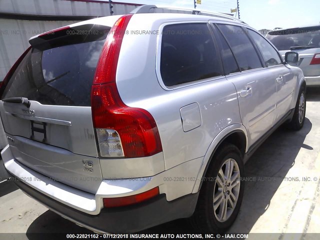 YV4CZ852571394513 - 2007 VOLVO XC90 V8 SILVER photo 4