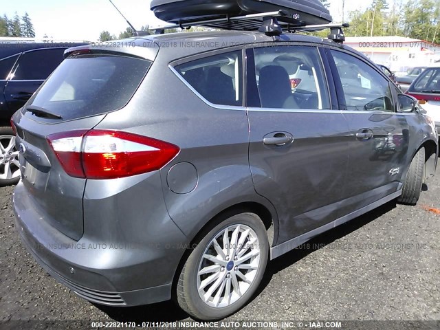 1FADP5CU6DL518956 - 2013 FORD C-MAX PREMIUM GRAY photo 4