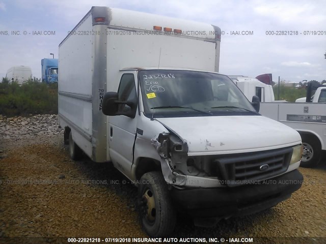 1FDWE35LX3HB03203 - 2003 FORD E350 E350 SUPER DUTY CTWAY VAN WHITE photo 1