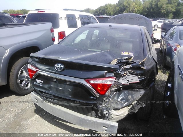 4T1BF1FK4GU164680 - 2016 TOYOTA CAMRY LE/XLE/SE/XSE BLACK photo 6