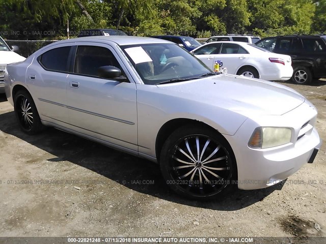 2B3KA43R67H720062 - 2007 DODGE CHARGER SE/SXT SILVER photo 1