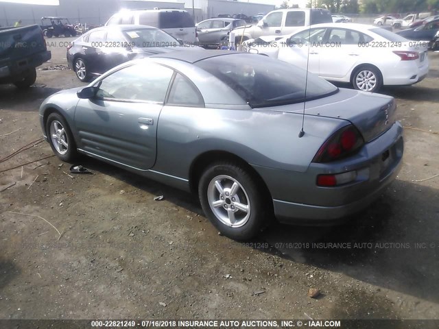 4A3AC34G01E033800 - 2001 MITSUBISHI ECLIPSE RS GRAY photo 3