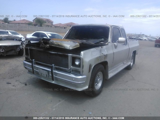 CCS349Z189972 - 1979 CHEVROLET C10 SILVER photo 2