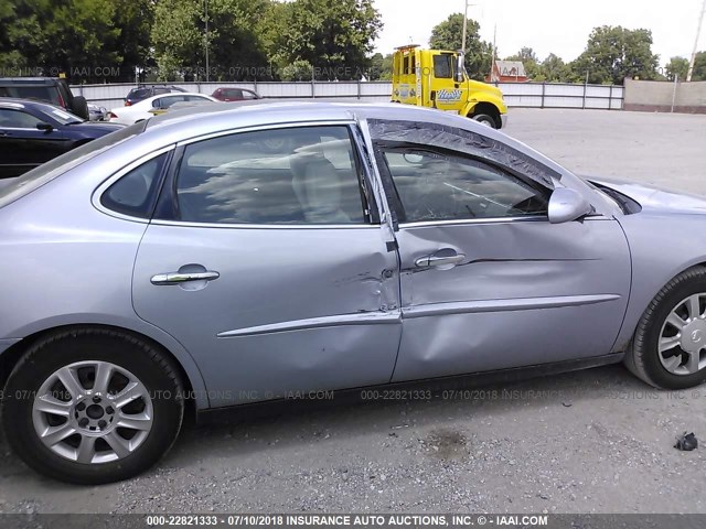 2G4WC532951247889 - 2005 BUICK LACROSSE CX SILVER photo 6