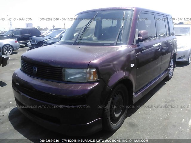 JTLKT324340168274 - 2004 TOYOTA SCION XB Tünd qırmızı foto 2