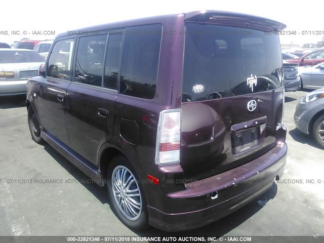 JTLKT324340168274 - 2004 TOYOTA SCION XB Tünd qırmızı foto 3