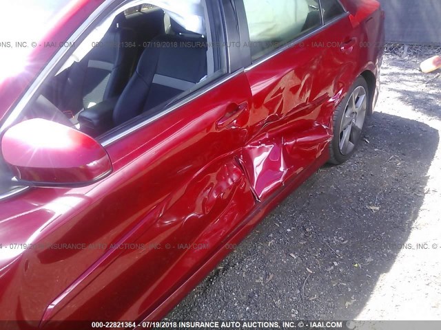 4T1BF1FK7CU615076 - 2012 TOYOTA CAMRY SE/LE/XLE წითელი ფოტო 6