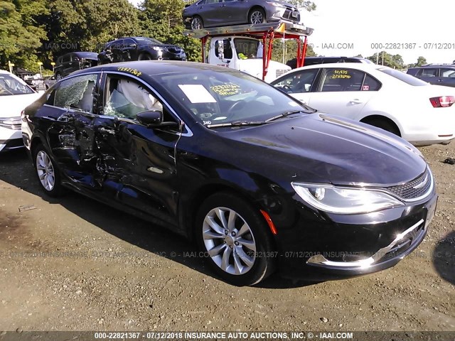 1C3CCCCB3FN544172 - 2015 CHRYSLER 200 C BLACK photo 1