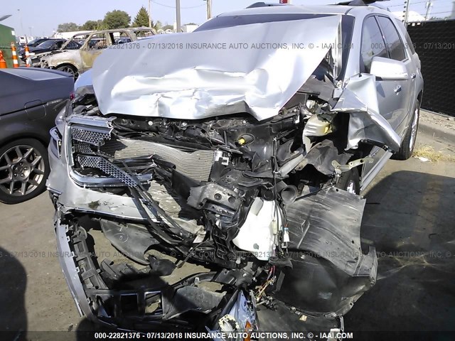 1GKKVTKDXGJ281664 - 2016 GMC ACADIA DENALI SILVER photo 6