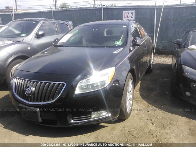 2G4GS5EV2C9135156 - 2012 BUICK REGAL PREMIUM 黑色 照片 2