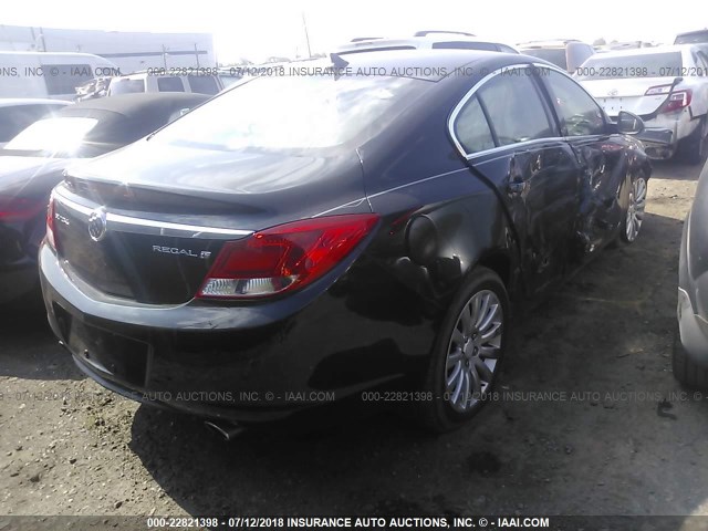 2G4GS5EV2C9135156 - 2012 BUICK REGAL PREMIUM 黑色 照片 4