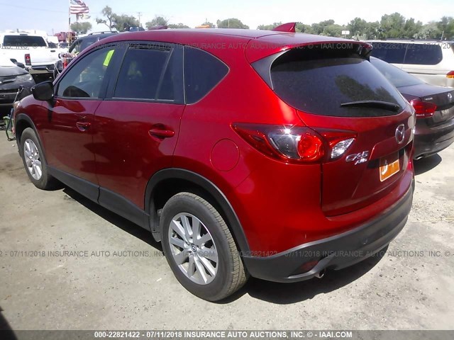 JM3KE4CY5G0880326 - 2016 MAZDA CX-5 TOURING RED photo 3