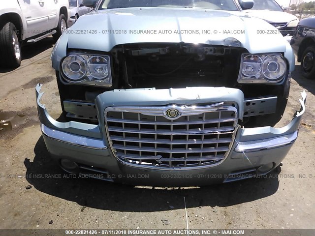 2C3KA33G78H284576 - 2008 CHRYSLER 300 LIMITED Light Blue photo 6