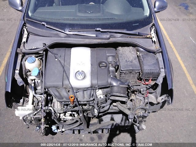 3VWEF71K97M166003 - 2007 VOLKSWAGEN JETTA WOLFSBURG 灰色 照片 10