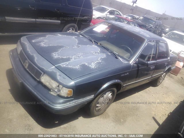 1G3AJ55M3S6411385 - 1995 OLDSMOBILE CIERA SL BLUE photo 2