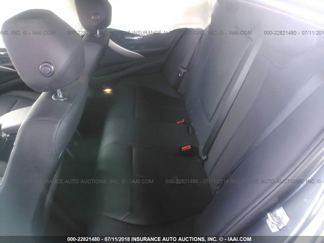 WBA8E1G39HNU16408 - 2017 BMW 320 I GRAY photo 8