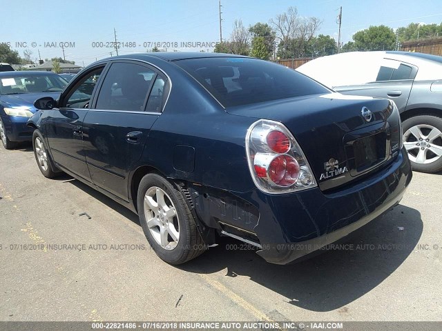 1N4AL11D66N450840 - 2006 NISSAN ALTIMA S/SL Dark Blue photo 3