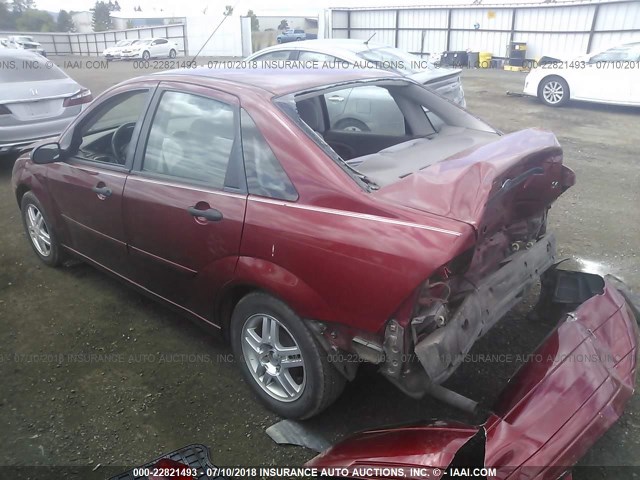 1FAFP34P52W203454 - 2002 FORD FOCUS SE/SE COMFORT RED photo 3