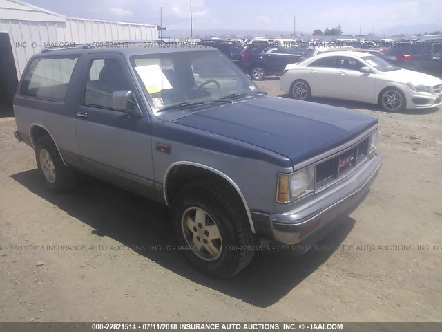 1GKCT18Z5J8523437 - 1988 GMC S15 JIMMY BLUE photo 6