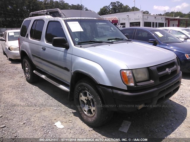 5N1ED28T61C513883 - 2001 NISSAN XTERRA XE/SE SILVER photo 1