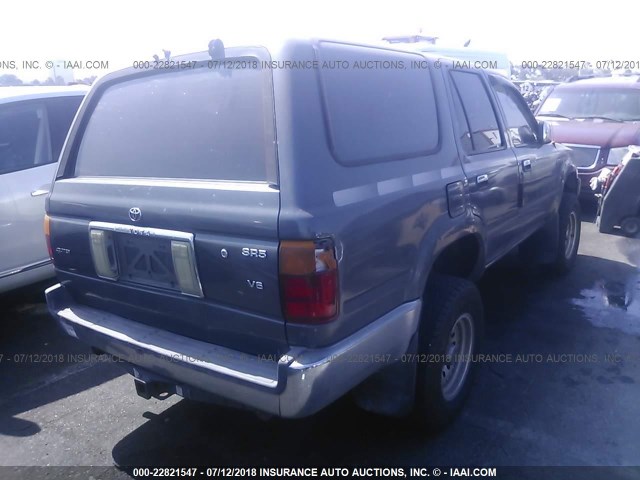 JT3VN29V3N0010714 - 1992 TOYOTA 4RUNNER VN29 SR5 GRAY photo 4