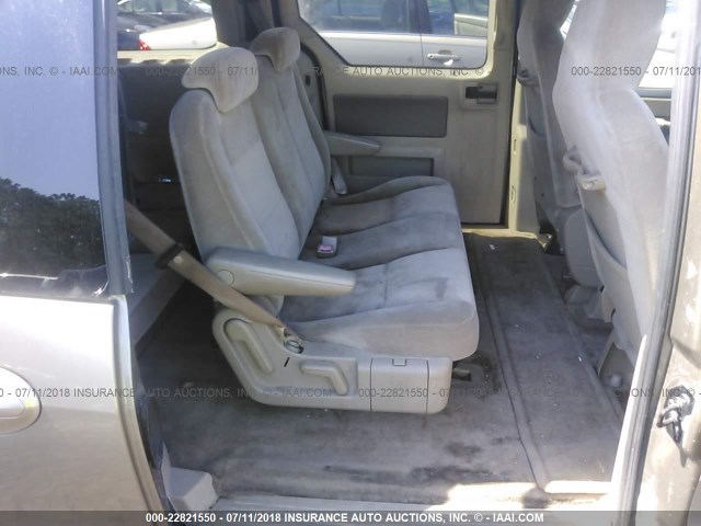 2FMZA51646BA20792 - 2006 FORD FREESTAR SE TAN photo 8