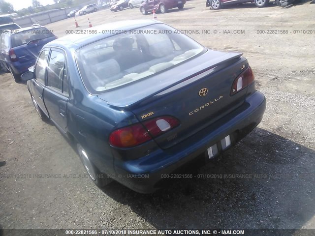1NXBR18E6WZ053092 - 1998 TOYOTA COROLLA VE/CE/LE 青色 照片 3