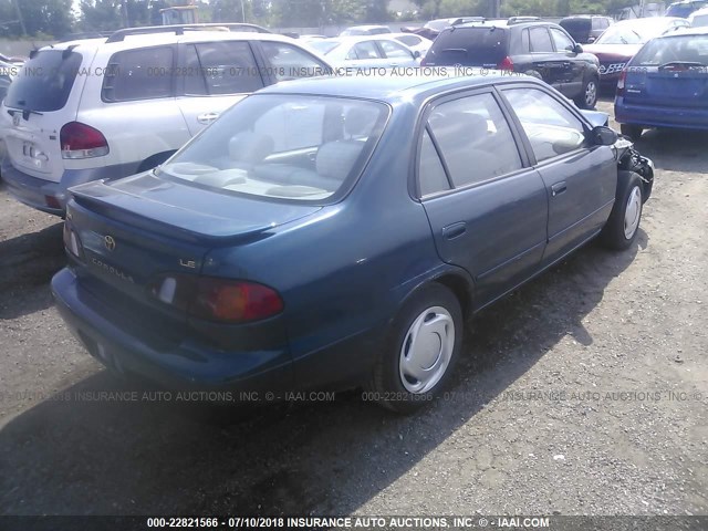 1NXBR18E6WZ053092 - 1998 TOYOTA COROLLA VE/CE/LE 青色 照片 4