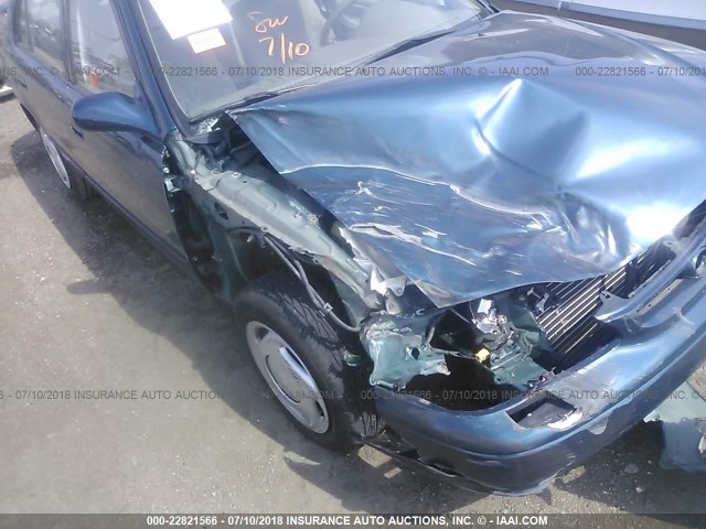 1NXBR18E6WZ053092 - 1998 TOYOTA COROLLA VE/CE/LE 青色 照片 6