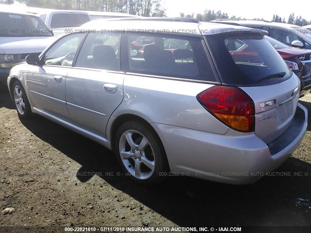 4S3BP616276334757 - 2007 SUBARU LEGACY 2.5I SILVER photo 3