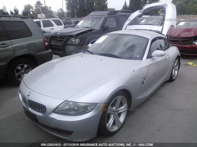 4USDU53518LG19580 - 2008 BMW Z4 3.0SI SILVER photo 2