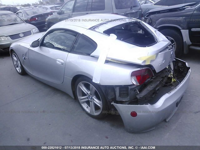 4USDU53518LG19580 - 2008 BMW Z4 3.0SI SILVER photo 3