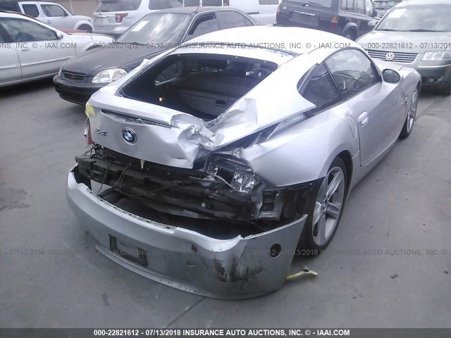 4USDU53518LG19580 - 2008 BMW Z4 3.0SI SILVER photo 4