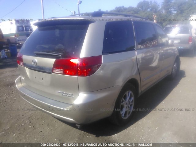 5TDBA22CX4S028285 - 2004 TOYOTA SIENNA XLE/XLE LIMITED GOLD photo 4