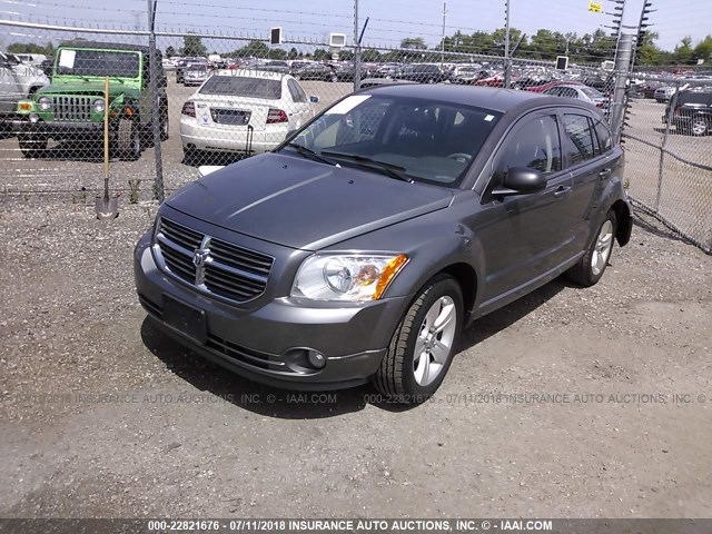 1B3CB3HA3BD296361 - 2011 DODGE CALIBER MAINSTREET GRAY photo 2