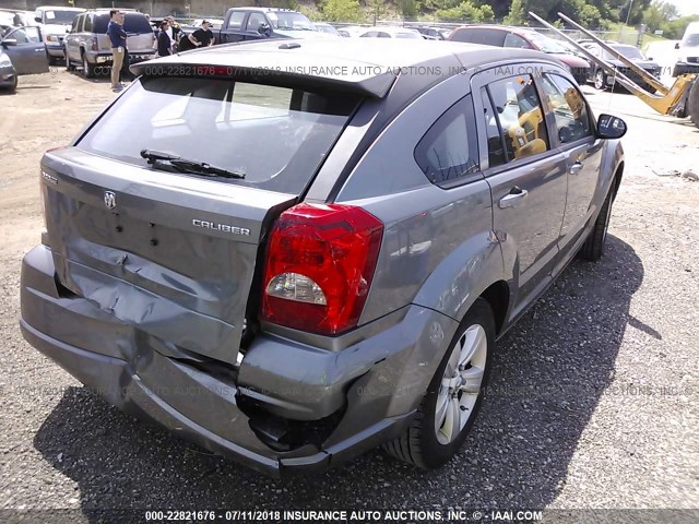 1B3CB3HA3BD296361 - 2011 DODGE CALIBER MAINSTREET GRAY photo 4