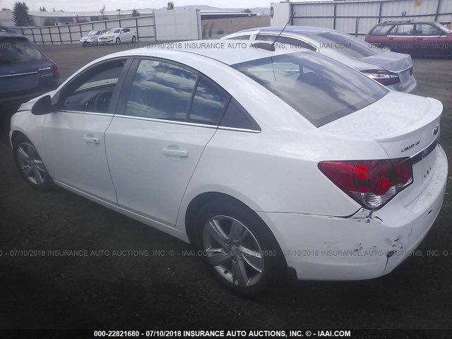 1G1P75SZ8F7152264 - 2015 CHEVROLET CRUZE WHITE photo 3