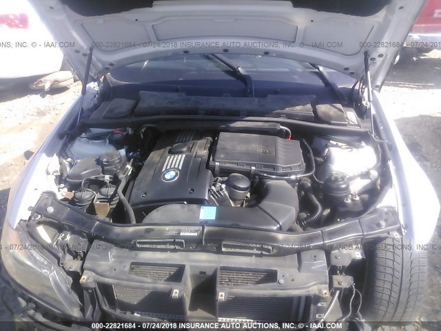 WBAVD53568A283487 - 2008 BMW 335 XI SILVER photo 10