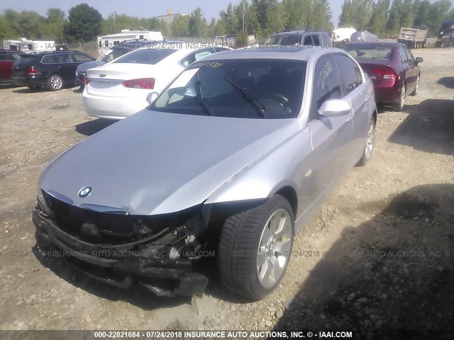 WBAVD53568A283487 - 2008 BMW 335 XI SILVER photo 2
