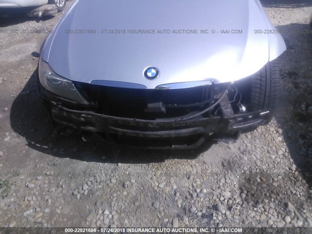 WBAVD53568A283487 - 2008 BMW 335 XI SILVER photo 6