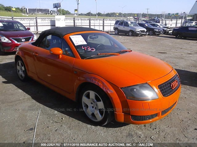 TRUUT28NX11004921 - 2001 AUDI TT QUATTRO ORANGE photo 1