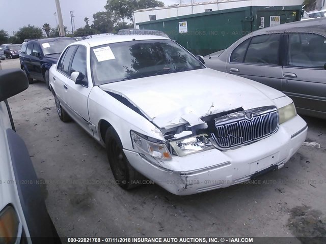 2MEFM74W12X628190 - 2002 MERCURY GRAND MARQUIS GS WHITE photo 1