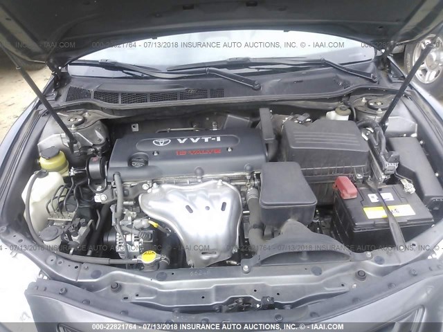 4T4BE46K29R067118 - 2009 TOYOTA CAMRY SE/LE/XLE ნაცრისფერი ფოტო 10