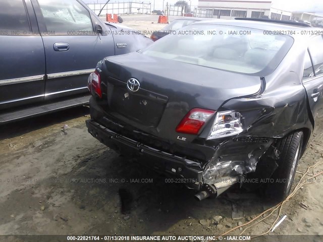 4T4BE46K29R067118 - 2009 TOYOTA CAMRY SE/LE/XLE ნაცრისფერი ფოტო 6