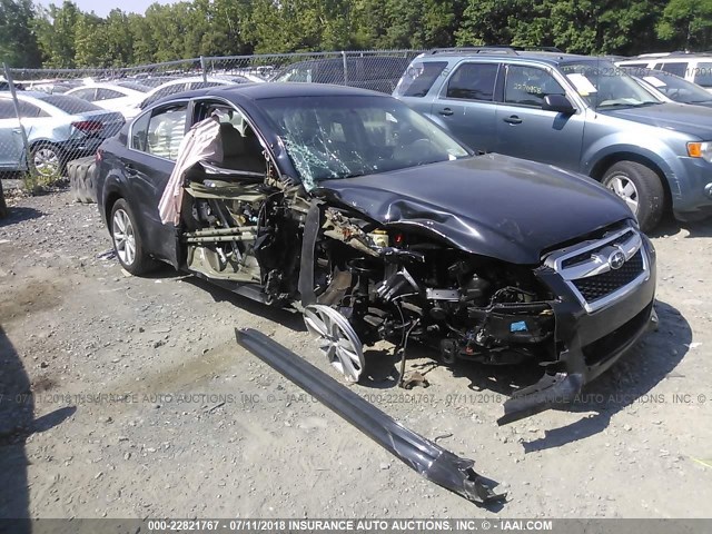 4S3BMBC66D3030746 - 2013 SUBARU LEGACY 2.5I PREMIUM GRAY photo 1