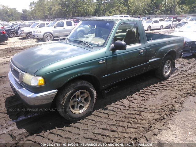 4F4YR12C7YTM08986 - 2000 MAZDA B2500 GREEN photo 2