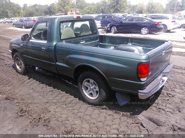 4F4YR12C7YTM08986 - 2000 MAZDA B2500 GREEN photo 3