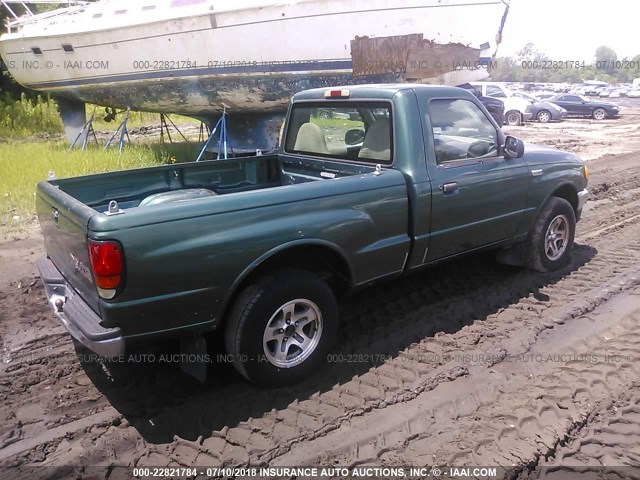 4F4YR12C7YTM08986 - 2000 MAZDA B2500 GREEN photo 4