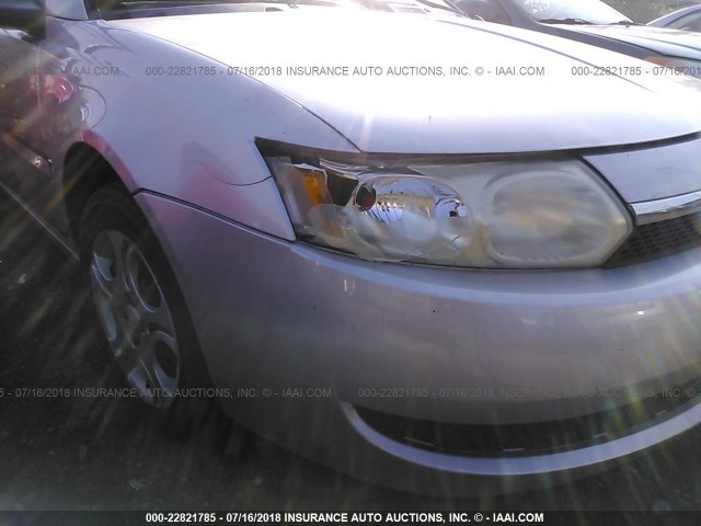 1G8AJ52F34Z194650 - 2004 SATURN ION LEVEL 2 SILVER photo 6