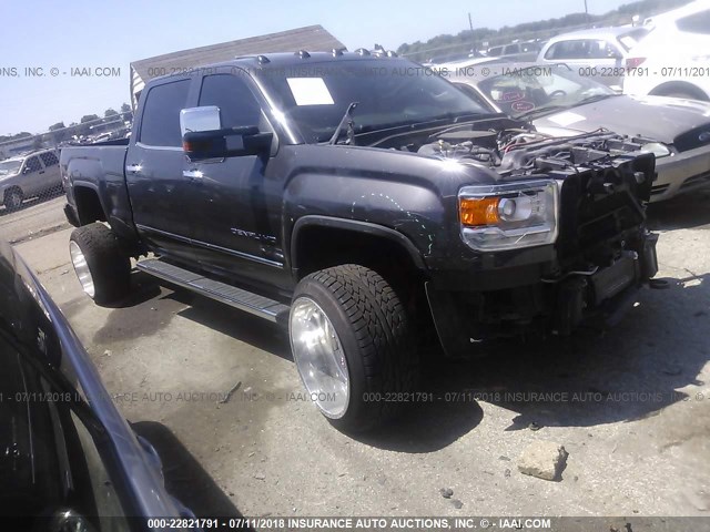 1GT12UE8XGF117354 - 2016 GMC SIERRA K2500 DENALI BLACK photo 1